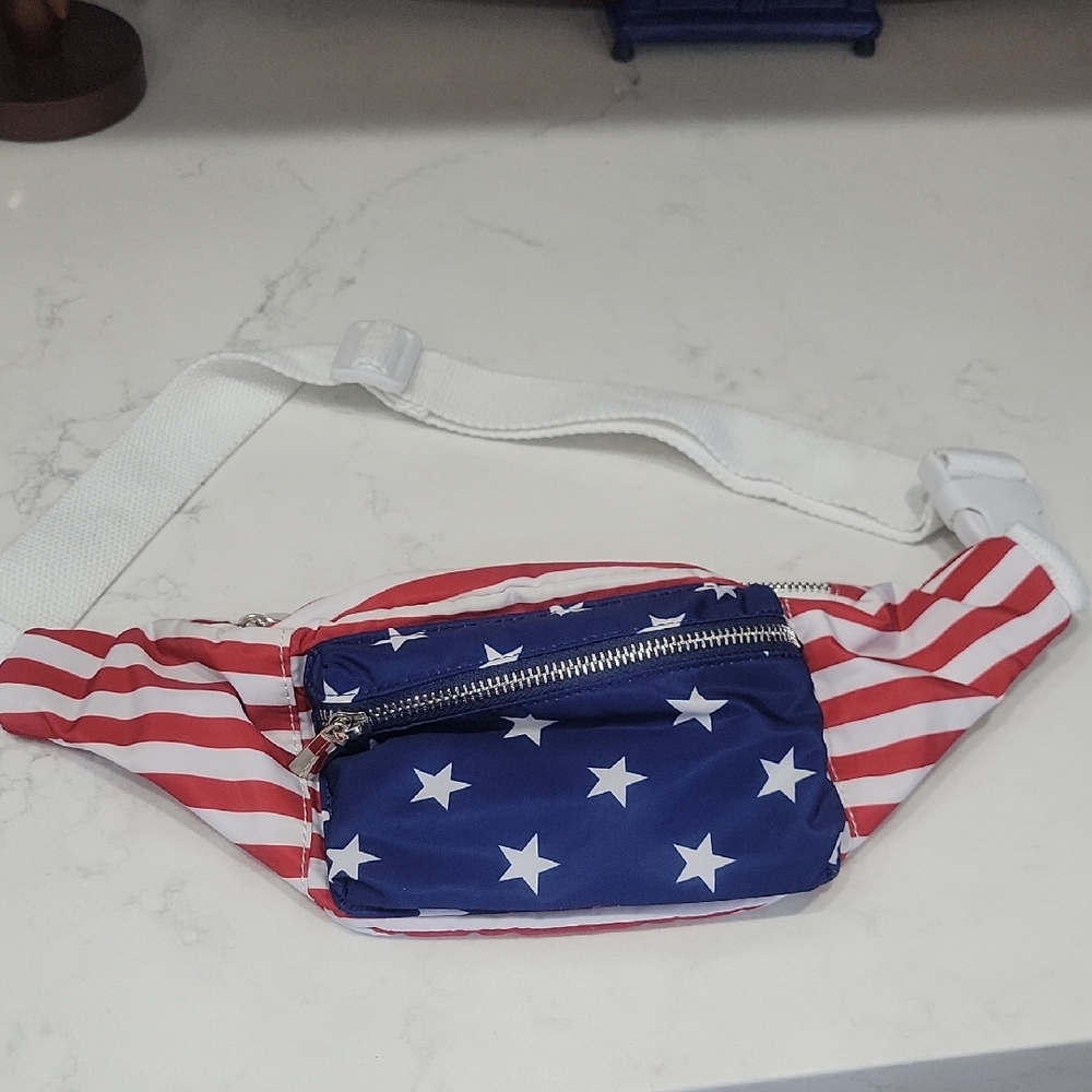 Stars and Stripes Patriotic Fanny Pack